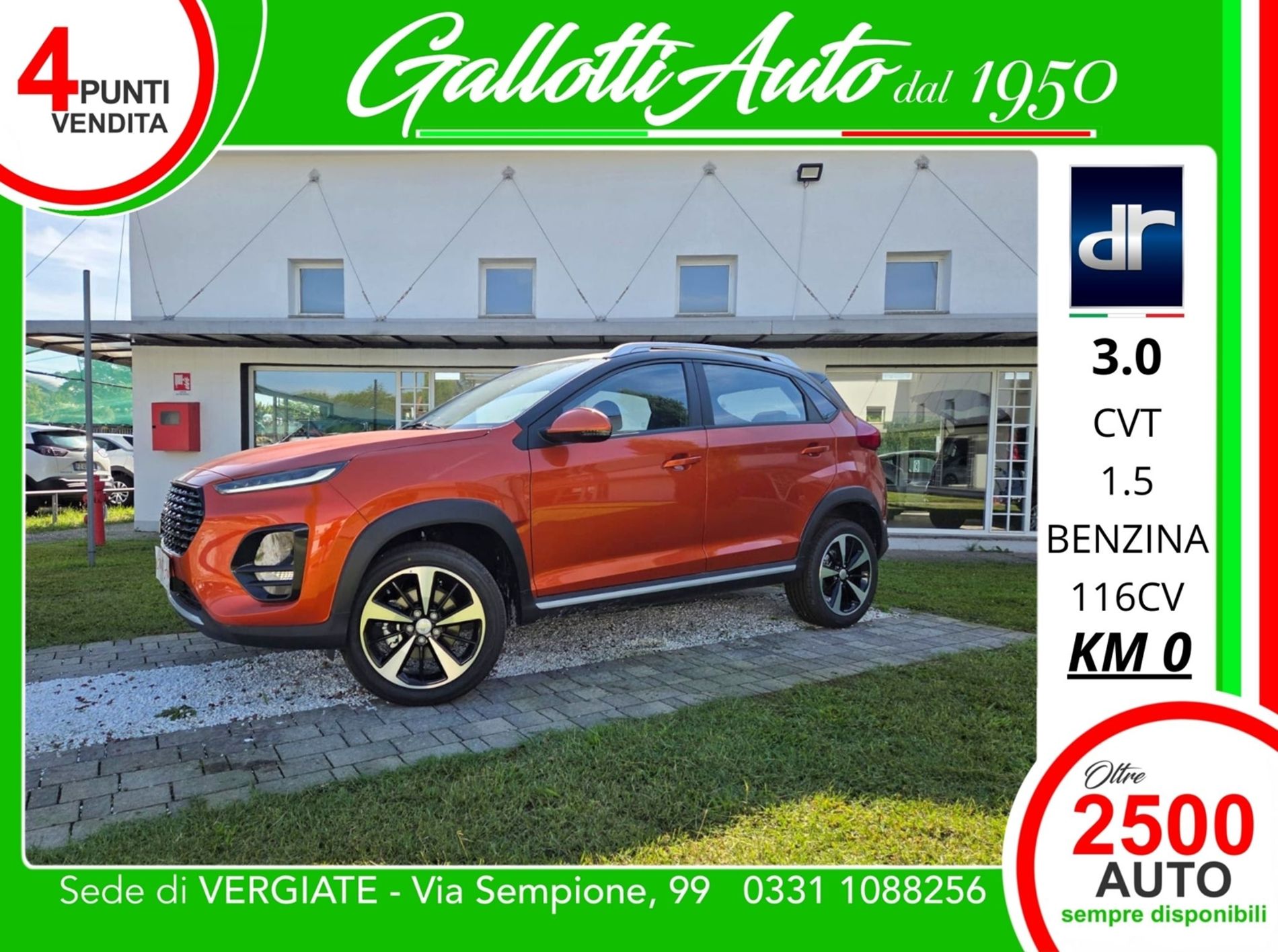 Dr motor dr 3.0 CVT 1.5 116cv   - Gallotti Auto